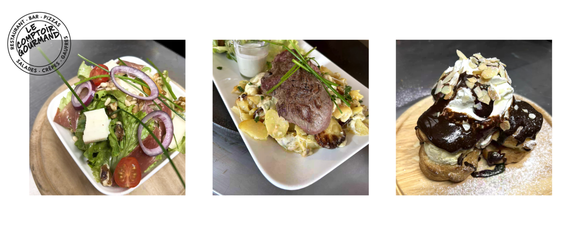 Le restaurant - Le Comptoir Gourmand - restaurant CHAUDES-AIGUES - top restaurant CHAUDES-AIGUES